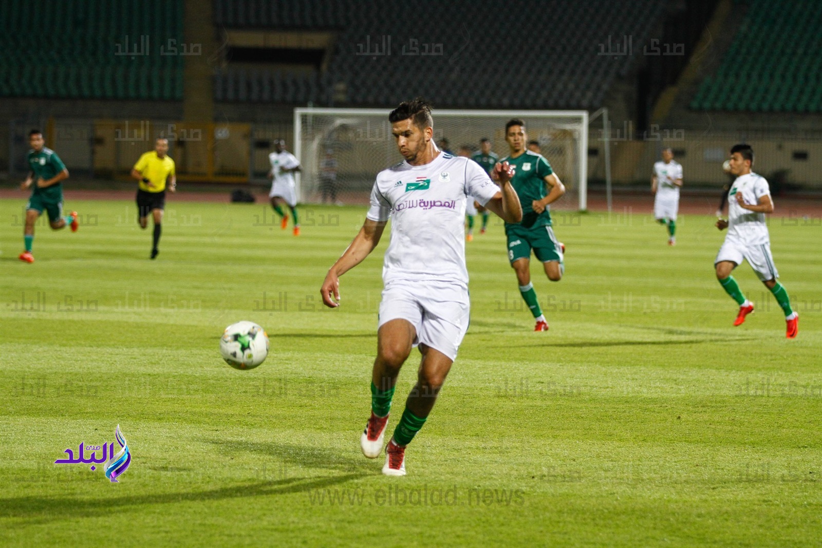 المصري يسحق فريق شبابه بخماسية . شاهد