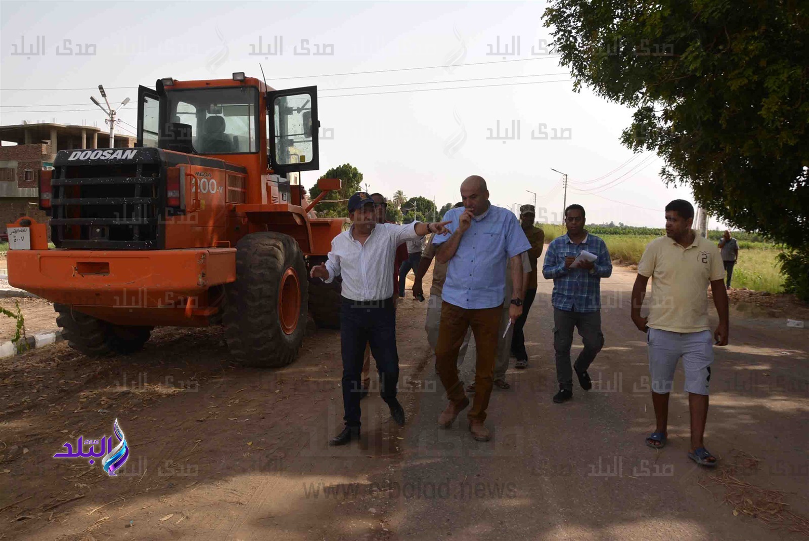 محافظ الاقصر يتفقد مركز البياضية محافظ الاقصر يتفقد مركز البياضية