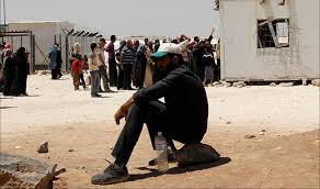 اللاجئين السوريين على حدود الاردن