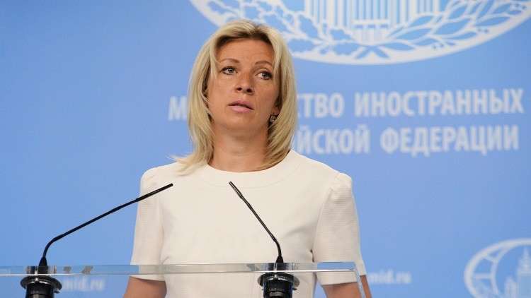 المتحدثة باسم وزارة الخارجية الروسية ماريا زاخاروفا 