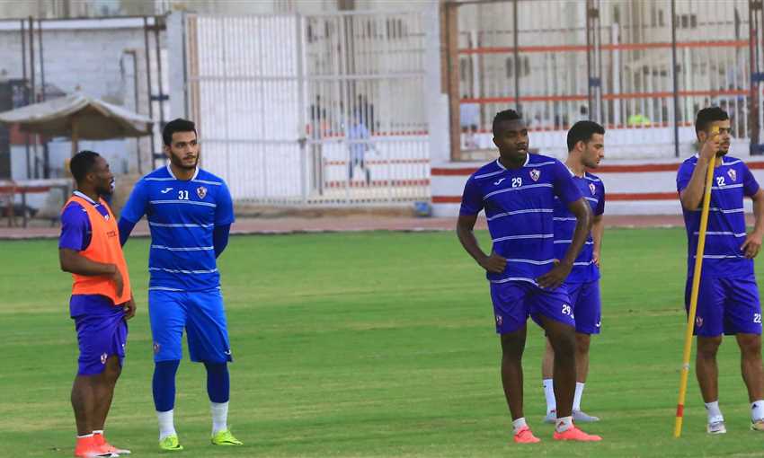 جانب من تدريبات الزمالك جانب من تدريبات الزمالك