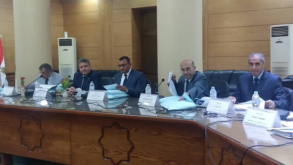 لجنة اختيار القيادات بجامعة بنها