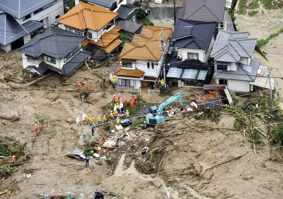 فيضانات اليابان