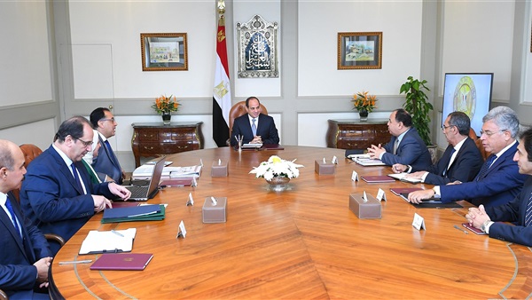 اجتماع الرئيس السيسي مع الوزراء