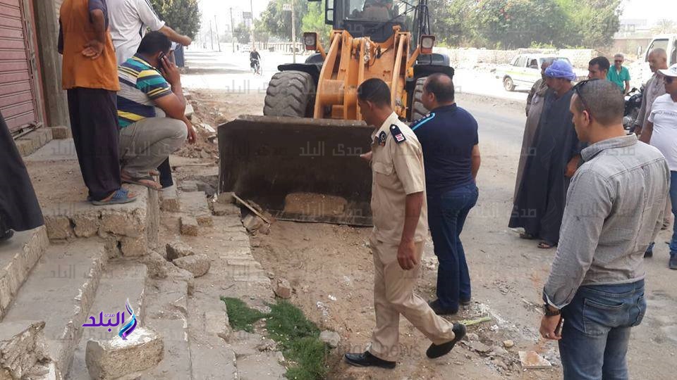 رفع الإشغالات ومخلفات البناء بدماريس بالمنيا رفع الإشغالات ومخلفات البناء بدماريس بالمنيا