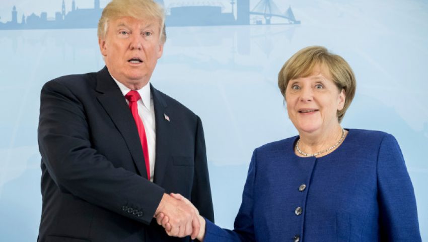 ترامب وميركل