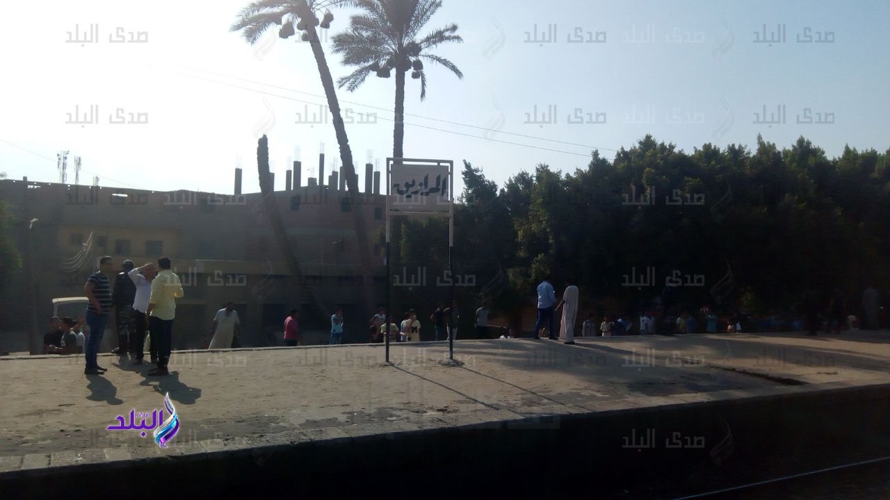 انقلاب قطار القاهرة - قنا بمنطقة البدرشين