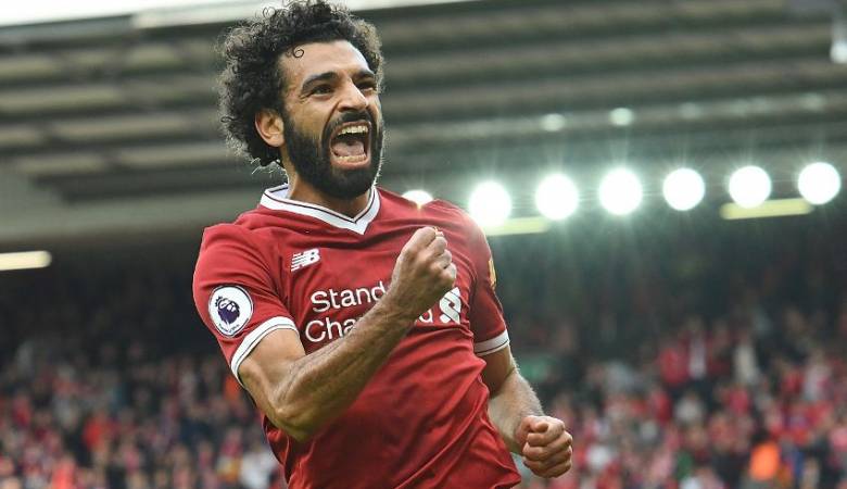 محمد صلاح نجم منتخب مصر وليفربول الإنجيلزي 