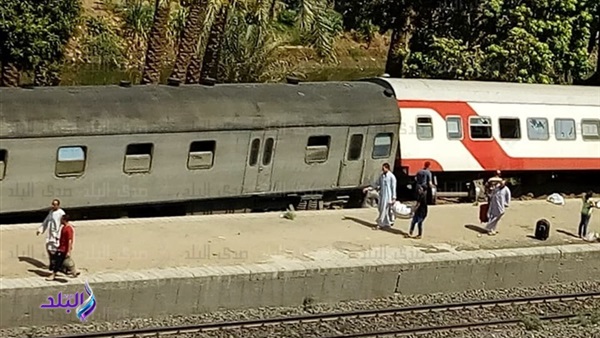 حادث انقلاب قطار البدرشين 