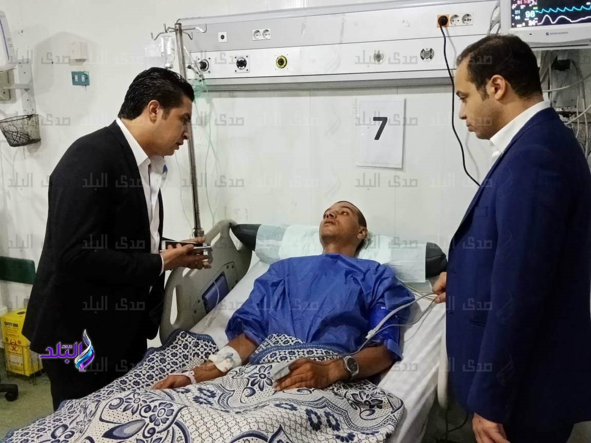 وفد «مستقبل وطن» الجيزة يزور مصابى حادث قطار البدرشين وفد «مستقبل وطن» الجيزة يزور مصابى حادث قطار البدرشين