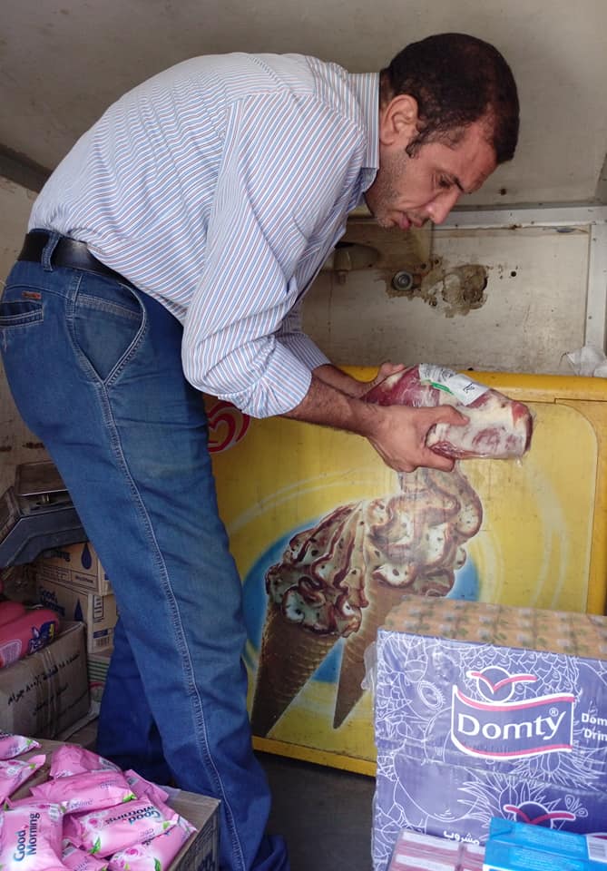 الكشف على 3 طن لحوم سوداني بثلاجات الشركة المصرية 