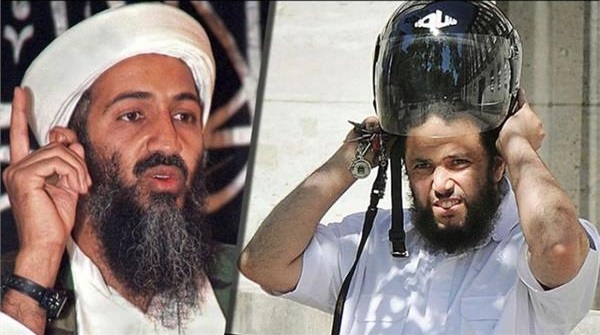 اسامة بن لادن وحارسه