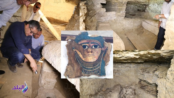  الكشف الاثرى بئر بجبانة منطقة سقارة