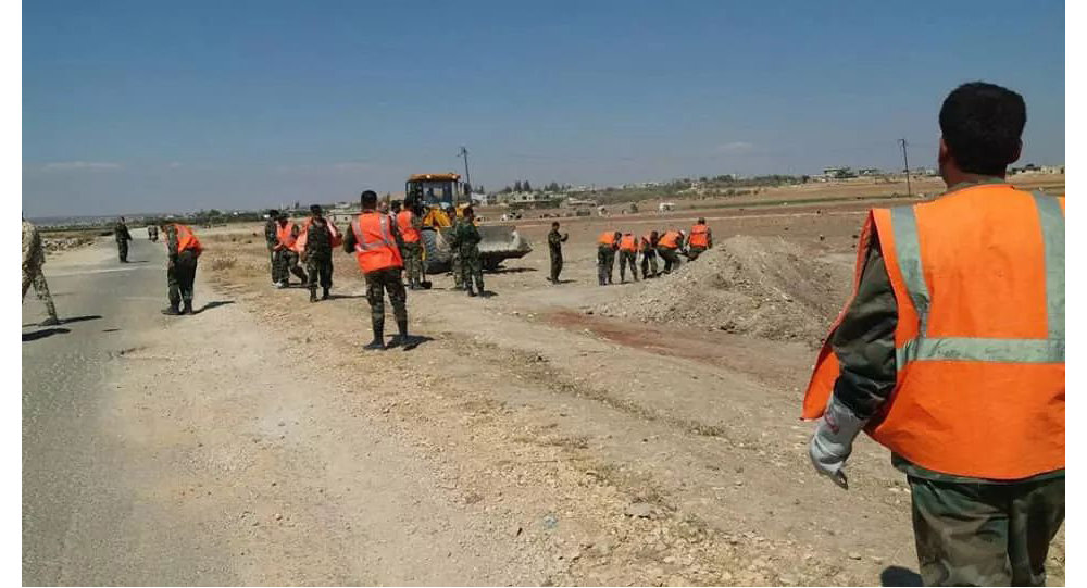 العثور على مقبرة جماعية بريف حمص في سوريا العثور على مقبرة جماعية بريف حمص في سوريا