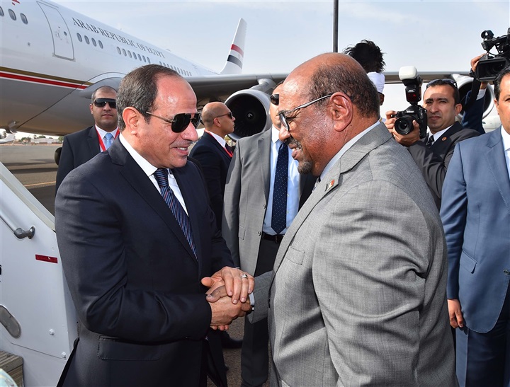 الرئيس السيسي والرئيس البشير