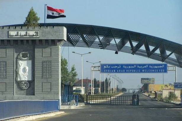 معبر نصيب بين سوريا و الأردن