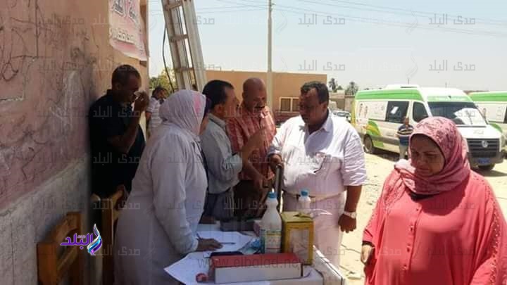 قافلة علاجية بـ "النواميس"شمال بني سويف قافلة علاجية بـ "النواميس"شمال بني سويف