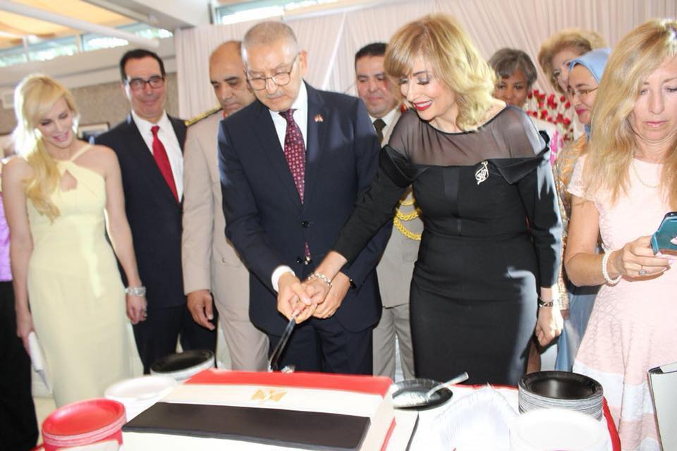 احتفالية السفارة المصرية في أمريكا بذكرى 23 يوليو