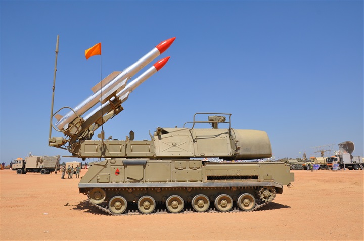 صورة لإحدى صواريخ قوات الدفاع الجوي - تعبيرية