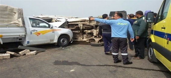 صورة أرشيفية - حادث تصادم صورة أرشيفية - حادث تصادم