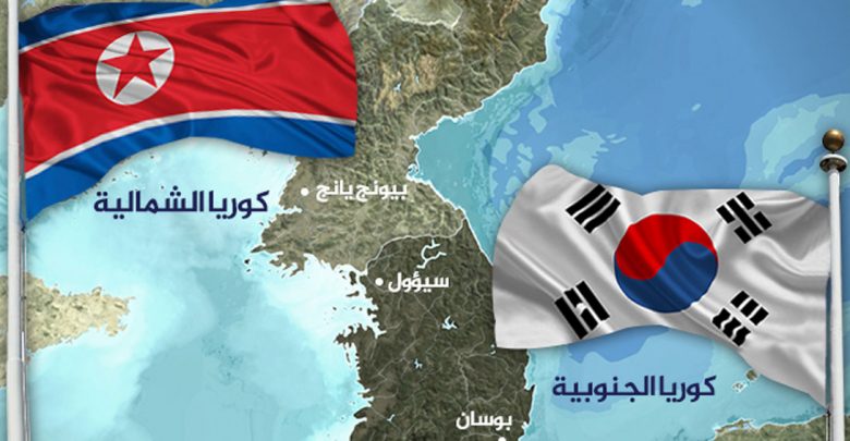 كوريا الشمالية والجنوبية كوريا الشمالية والجنوبية