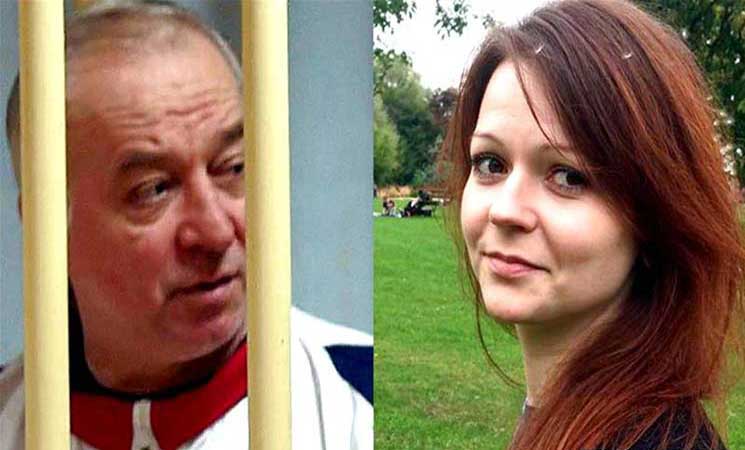 العقيد سيرجي سكريبال وابنته يوليا