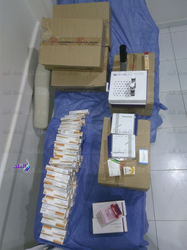 سقوط صاحب مركز تجميل لبييعه أدوية غير مصرح بها بطنطا