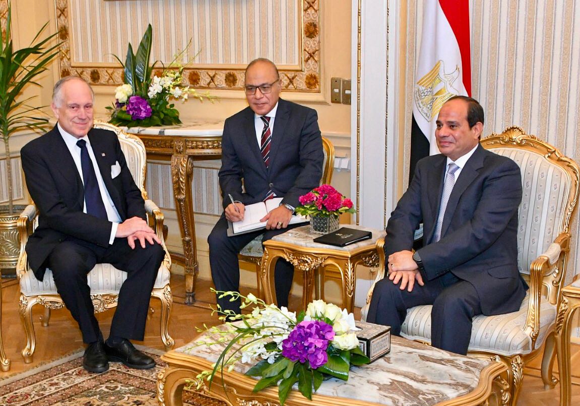 صورة من لقاء الرئيس