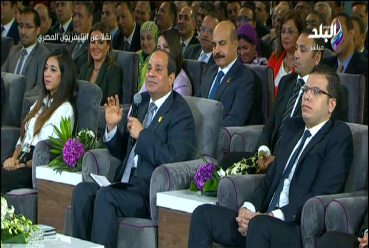 الرئيس عبد الفتاح السيسي مؤتمر الشباب السادس