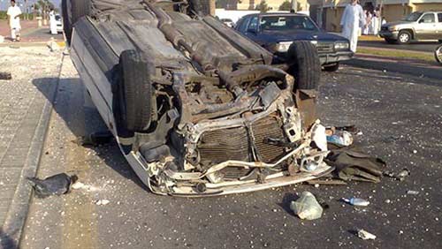 صورة أرشيفية - انقلاب ميكروباص