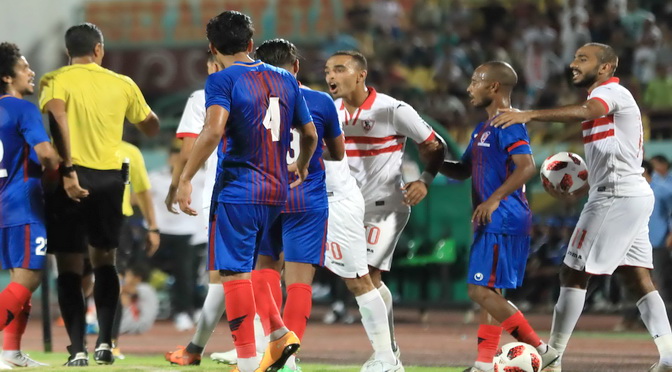 كهربا من مباراة بتروجيت