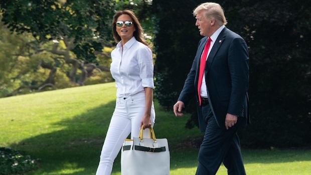 الرئيس الأمريكي وزوجته 