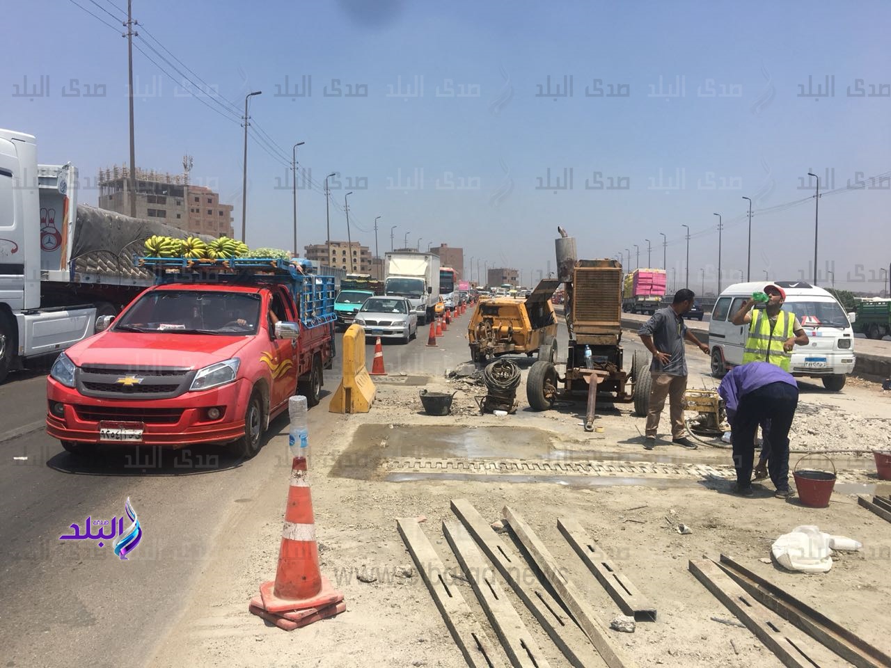 فاصل التمدد المعدنى أعلى كوبرى الوراق 