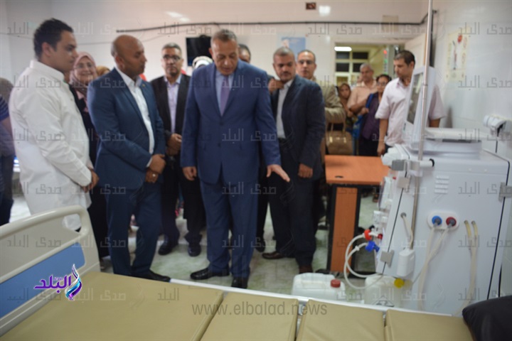 محافظ الجيزة يفتتح أعمال تطوير مستشفى منشأة القناطر