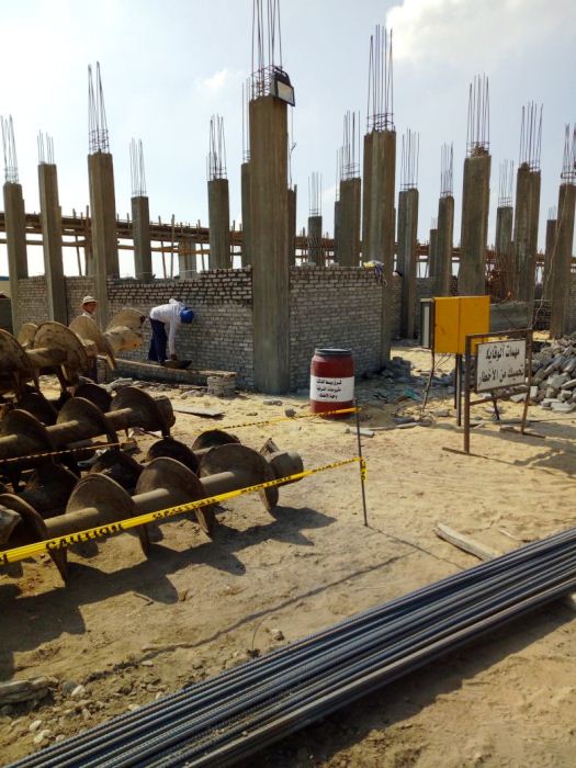 إنشاء صوامع غلال بصان الحجر البحرية إنشاء صوامع غلال بصان الحجر البحرية