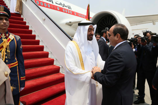 الرئيس السيسي وولي عهد أبوظبي