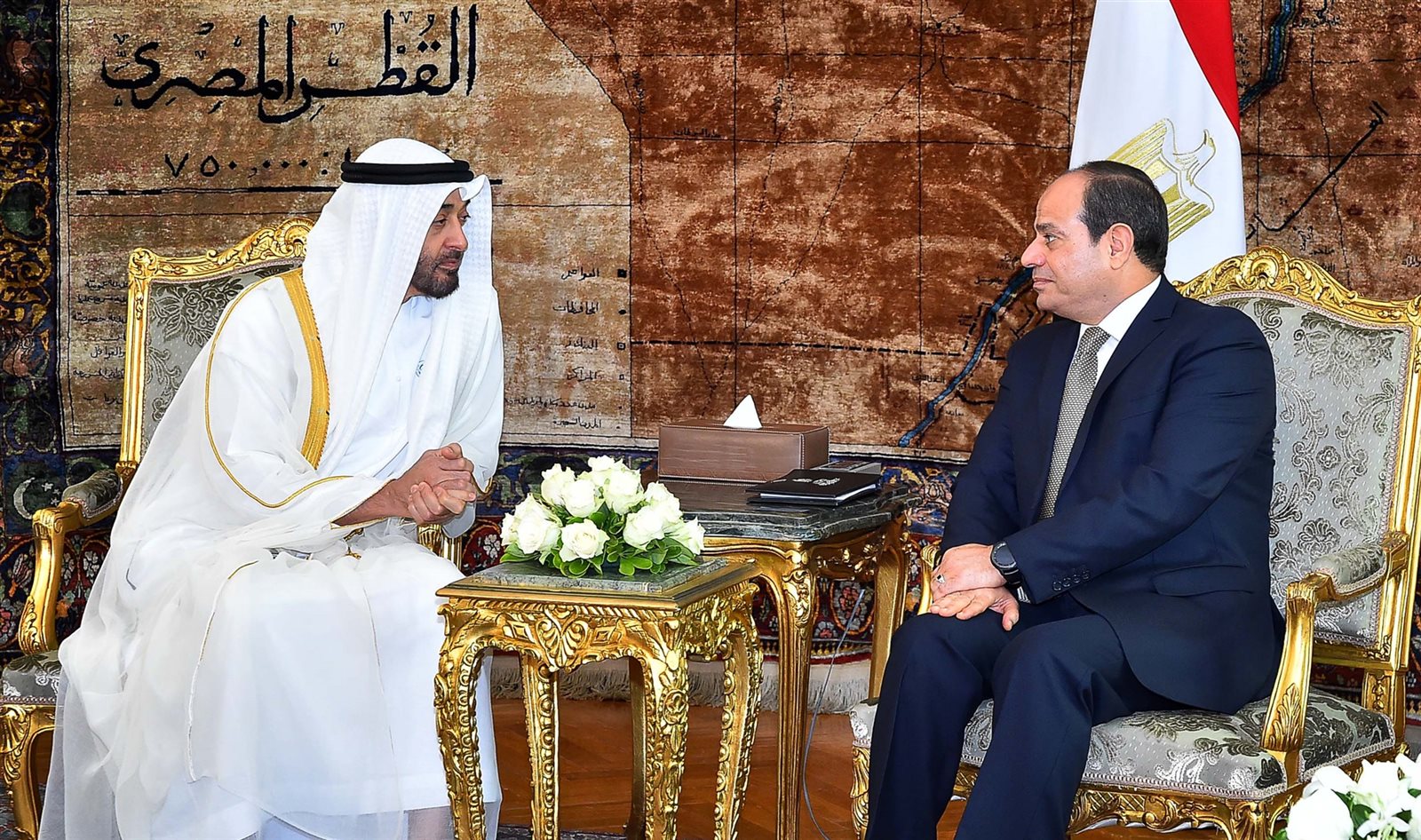 الرئيس السيسى والشيخ محمد بن زايد