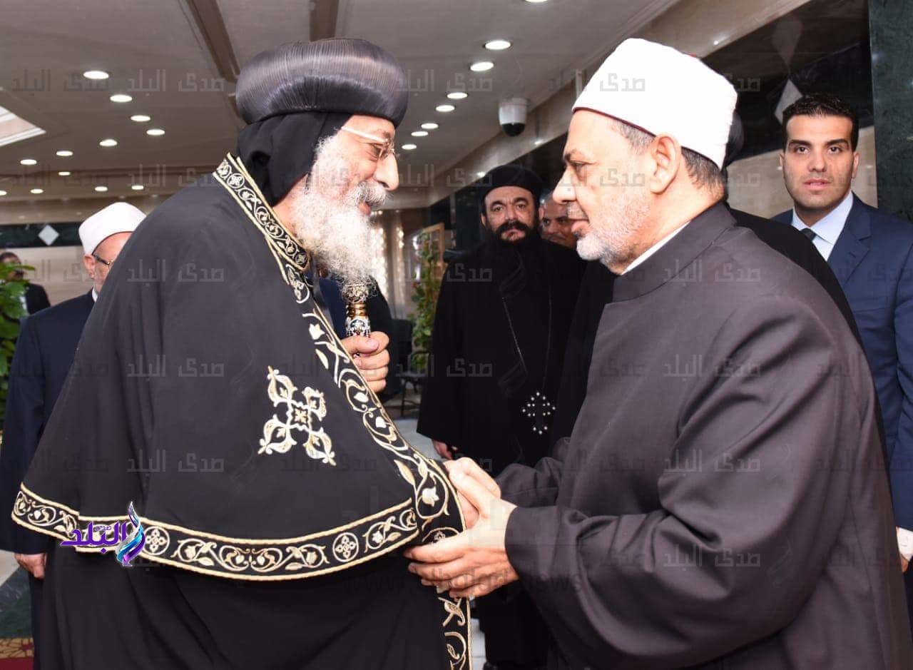 لبابا تواضروس يهنئ الإمام الأكبر بعيد الأضحى