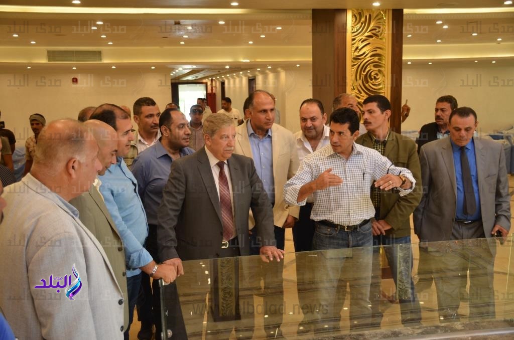 زيارة وزير الشباب والرياضة
