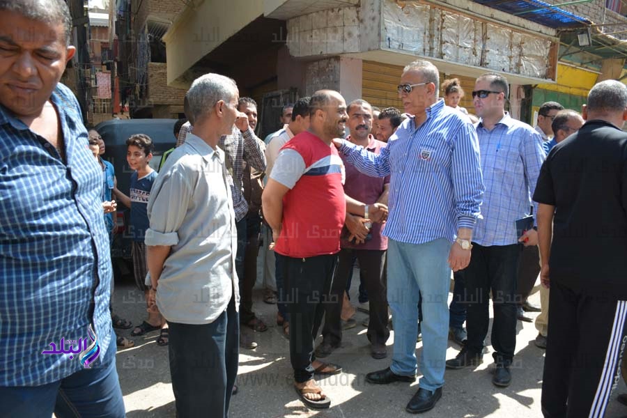 محافظ الجيزة يتفقد حملة االنظافة المبكرة التي تشهدها امبابة