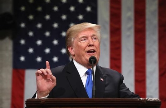 الرئيس الأمريكي دونالد ترامب