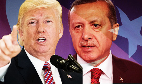دونالد ترامب ورجب طيب أردوغان دونالد ترامب ورجب طيب أردوغان