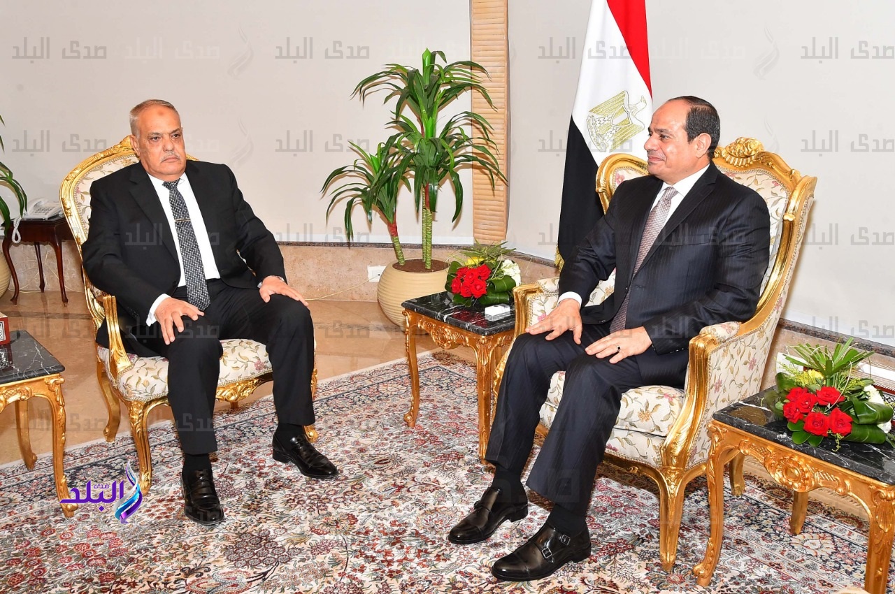  الرئيس عبدالفتاح السيسي و الفريق عبد المنعم التراس