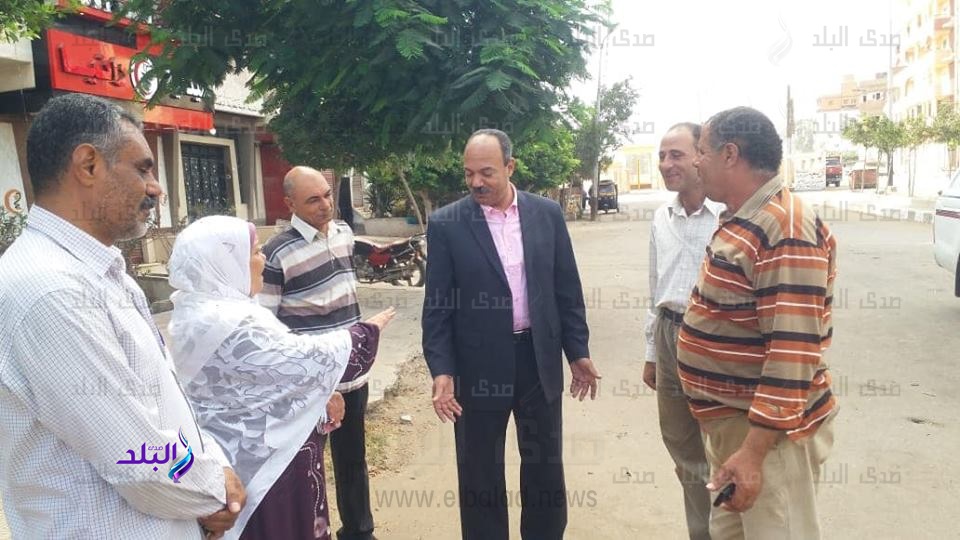 اعمال نظافة وتجميل الميادين بكفر الشيخ