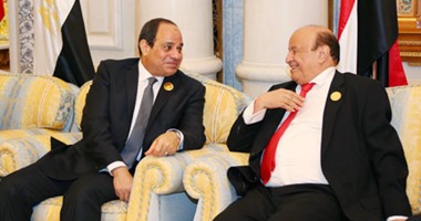 الرئيس السيسي والرئيس اليمني