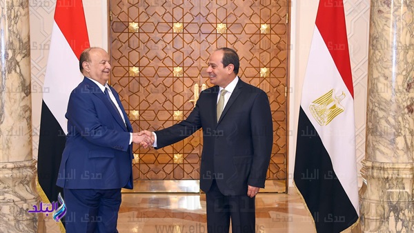 الرئيس السيسي ونظيره اليمني 
