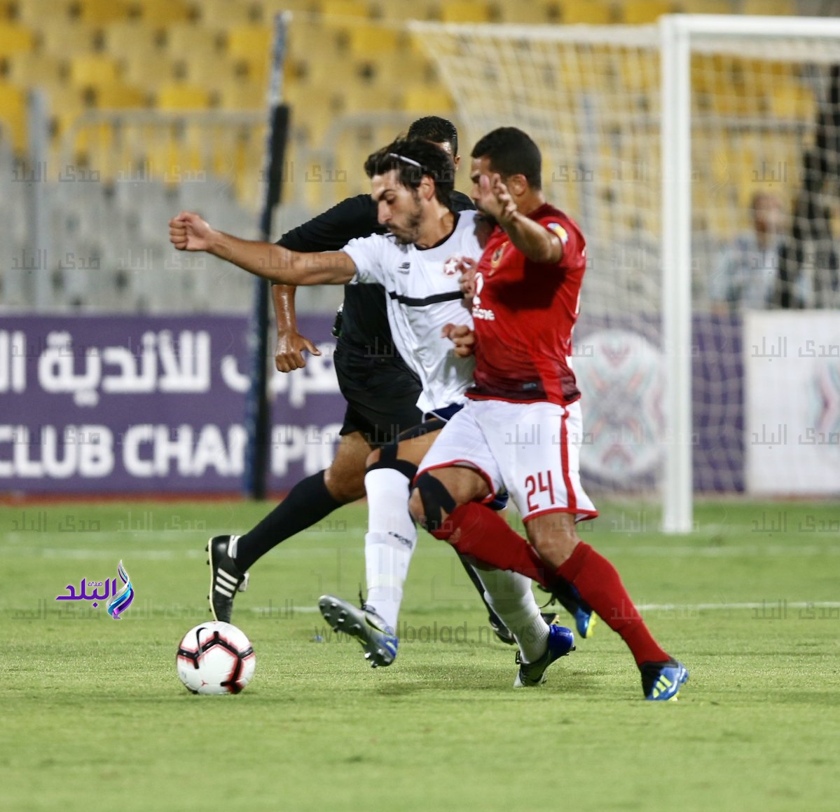 جانب من المباراة جانب من المباراة