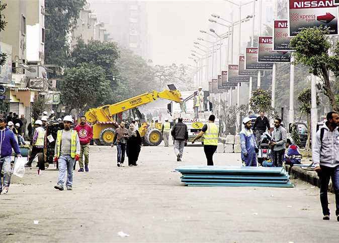 غلق جزئى لشارع