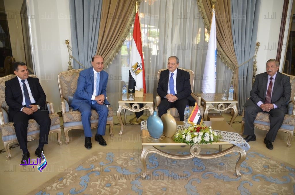 محافظ الاسماعيلية ورئيس قناة السويس يستقبلان النائب العام