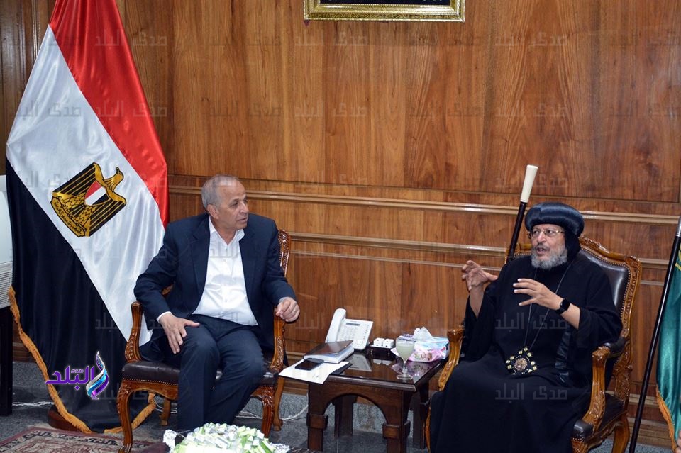 محافظ القليوبية يستقبل وفد كنسى لتقديم التهنئة بعيد الاضحى محافظ القليوبية يستقبل وفد كنسى لتقديم التهنئة بعيد الاضحى